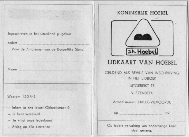 1e deel Oude Ledenkaart