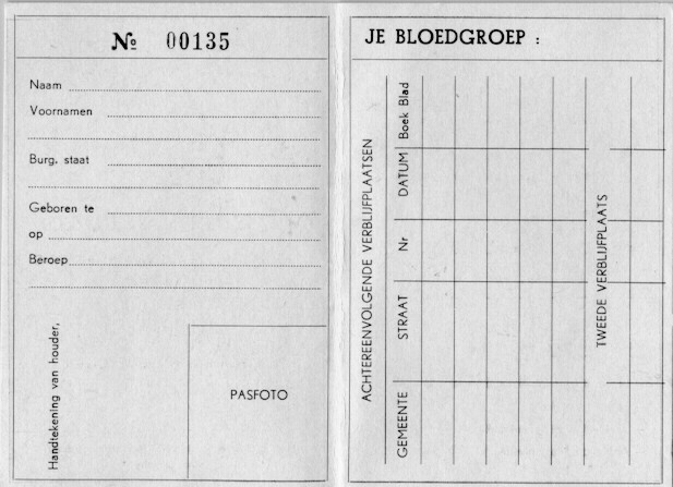 2e deel Oude Ledenkaart